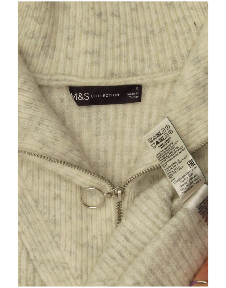 Marks & Spencer Damen-Tanktop in Übergröße, Gr. 10, Größe S, Grau gefleckt