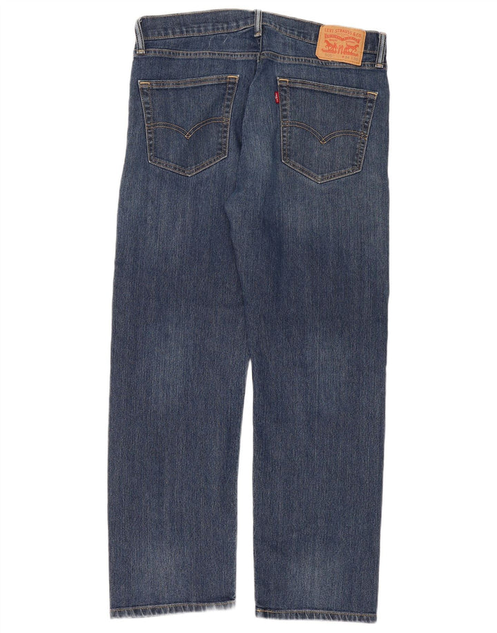 Levi's Herren 505 Straight Jeans W34 L30 Blaue Baumwolle