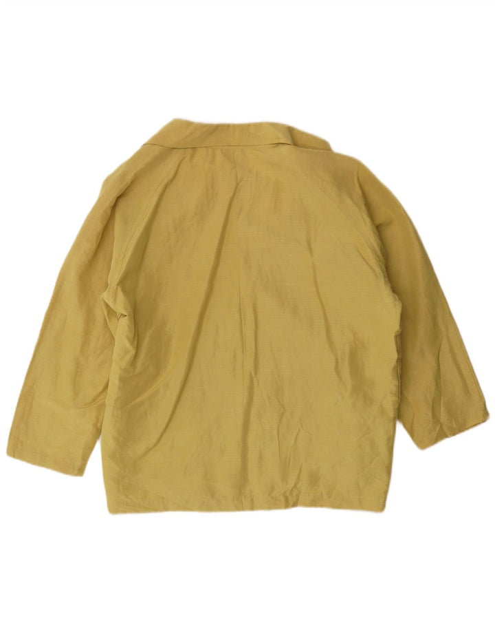 Krizia Damen Hemdbluse IT 48 XL Gelb