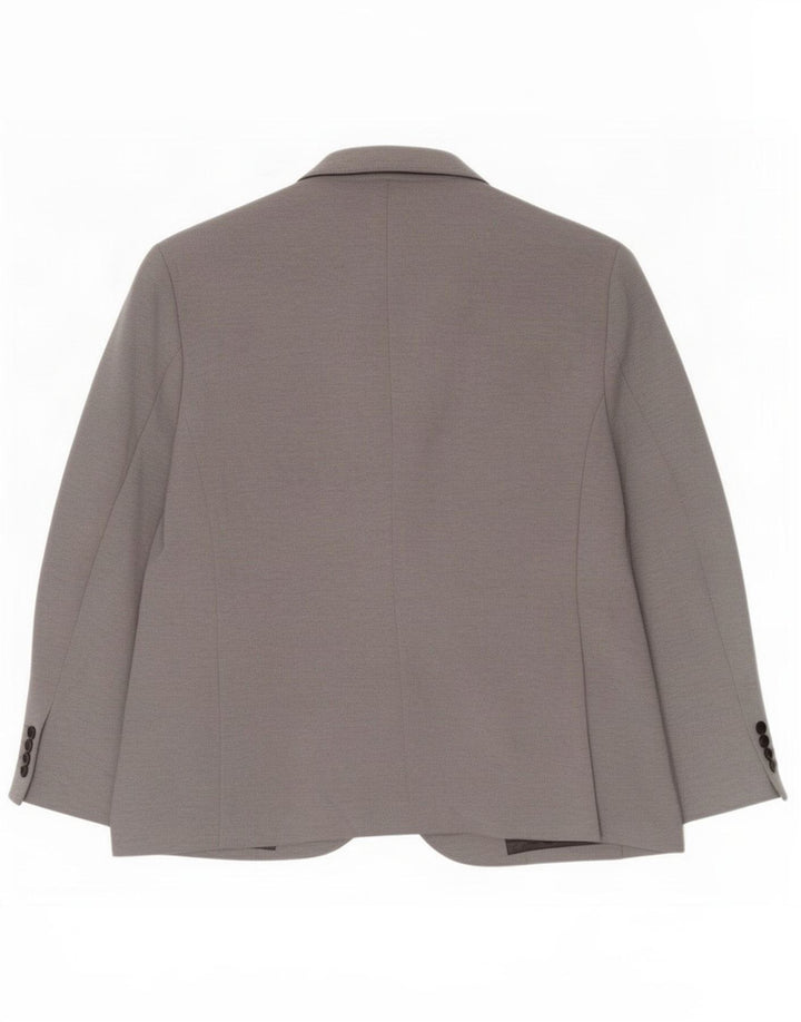 Marks & Spencer Herren-Blazer mit 2 Knöpfen, UK 48, 2XL, Grau, Polyamid