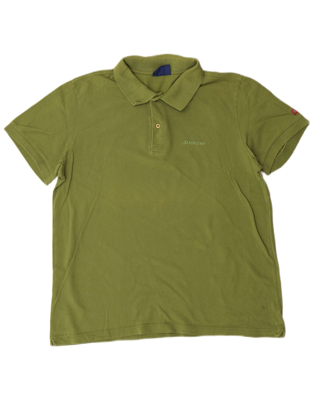 DICKIES Herren-Poloshirt XL, grüne Baumwolle