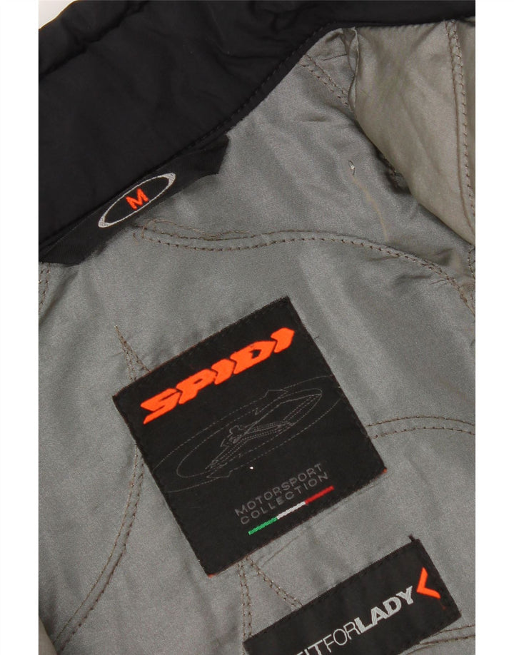 Spidi Damen Motorstyle Racer Jacke UK 14 Mittelschwarzes Polyester