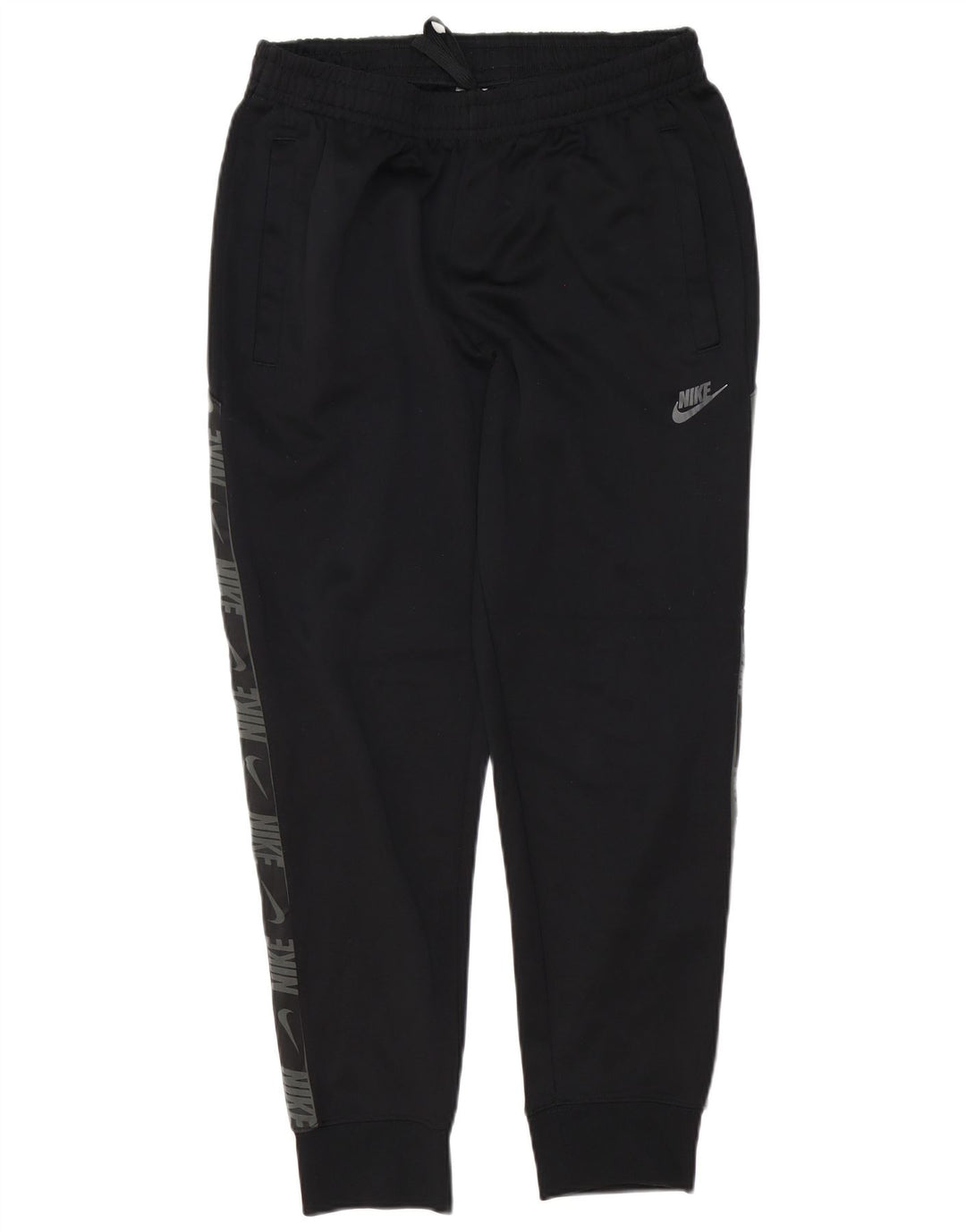 Nike Herren-Trainingshose mit Grafik, mittelgroß, schwarz, Polyester