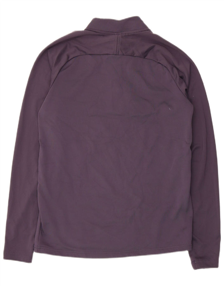 Nike Herren Dri Fit Pullover-Trainingsanzugoberteil mit Reißverschluss, Größe S, Lila, Polyester