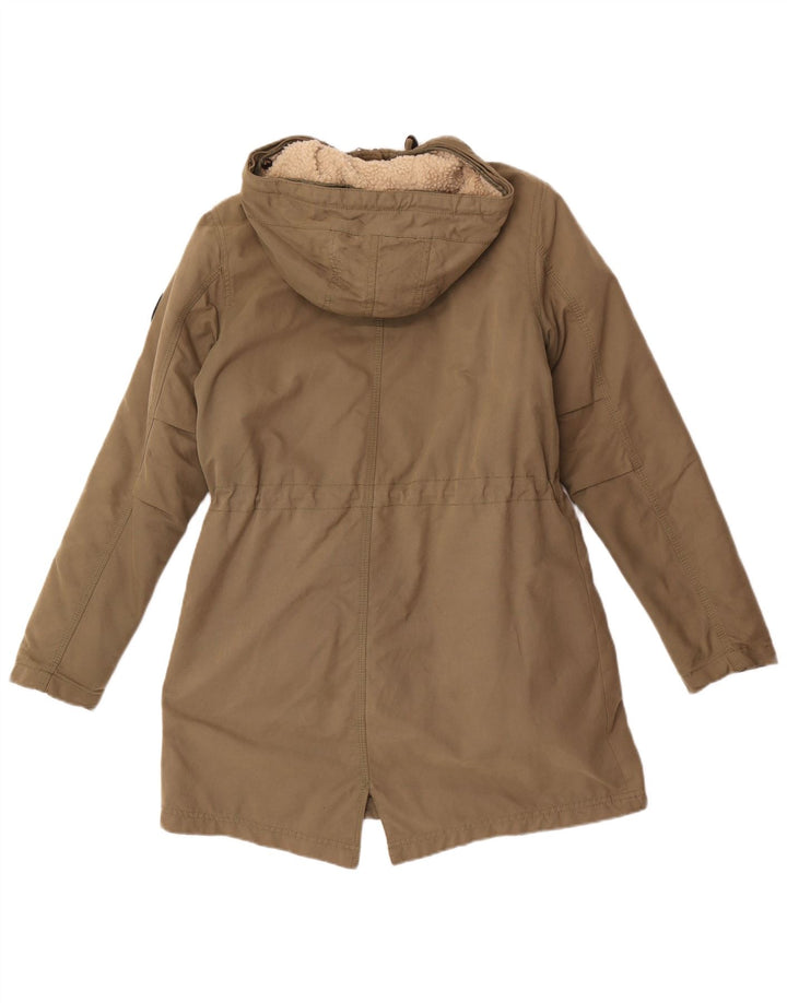 Tommy Hilfiger Damen-Parka in Übergröße mit Kapuze, Gr. 10, Größe S, Khaki