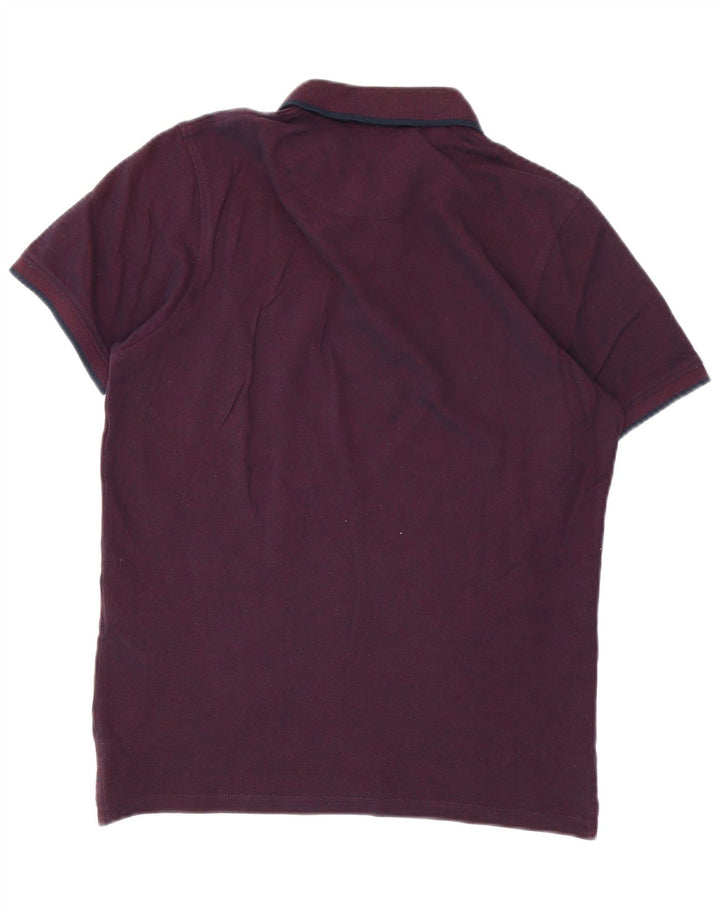 Jack & Jones Herren Poloshirt Small Lila Baumwolle