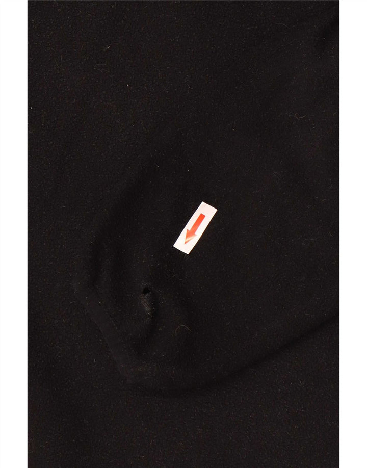 Canterbury Herren-Fleecepullover mit Reißverschluss am Hals, Mittelschwarzes Polyester