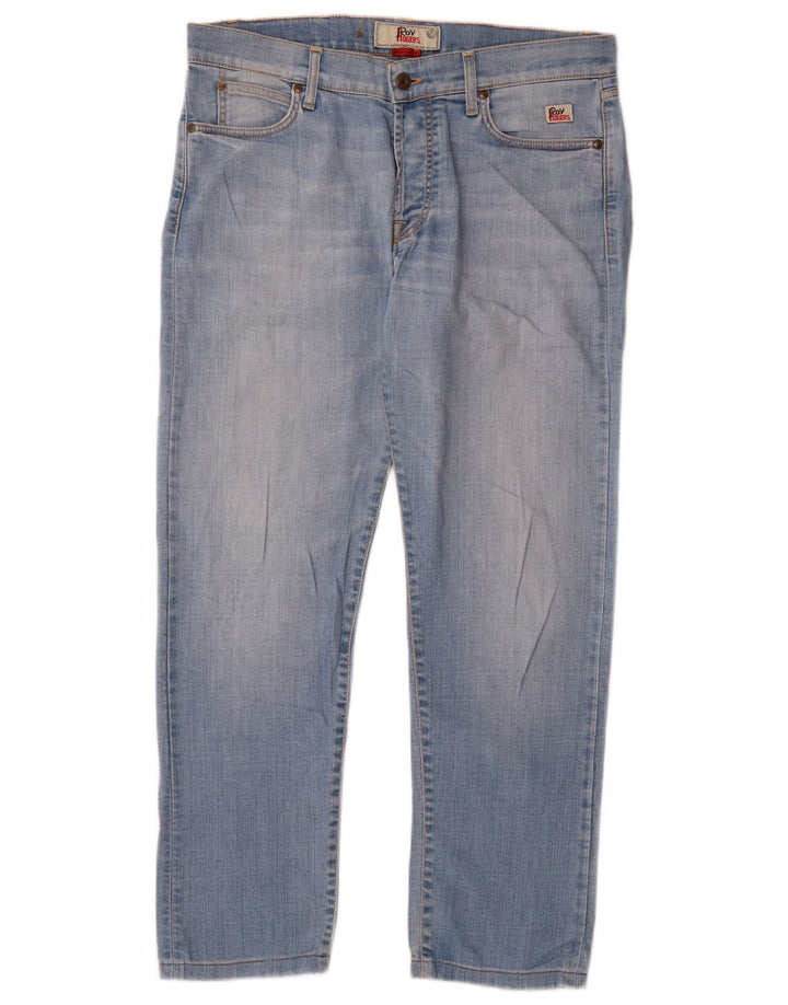 Roy Rogers Herren Straight Jeans W34 L30 Blaue Baumwolle