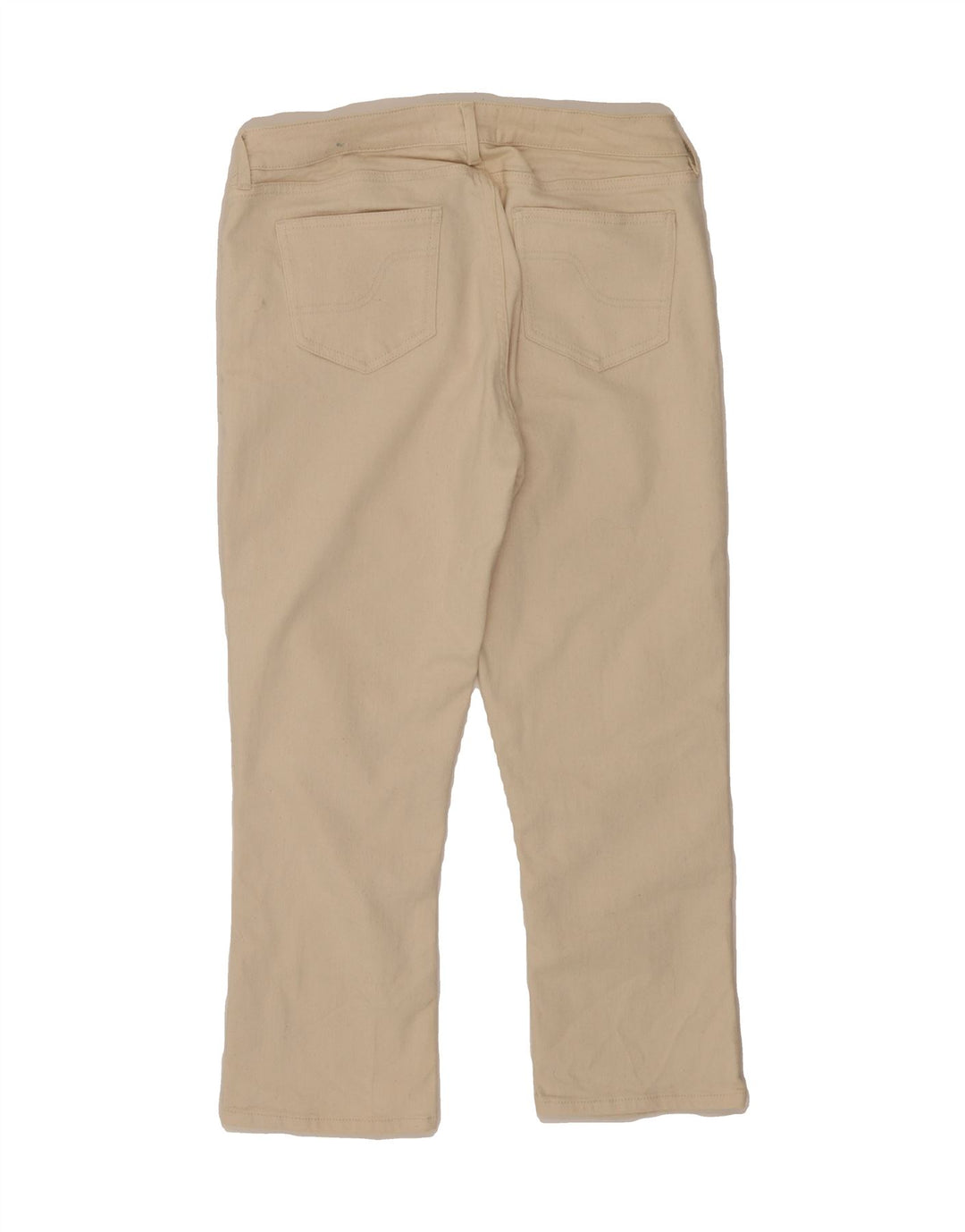 FAT FACE Womens Capri Jeans UK 12 Medium W30 L22 Beige Cotton Vintage Fat Face and Second-Hand Fat Face from Messina Hembry 