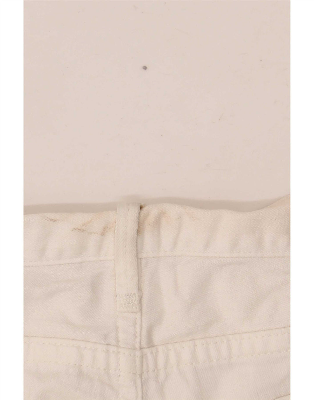 Replay Herren Straight Jeans W38 L34 Weiße Baumwolle