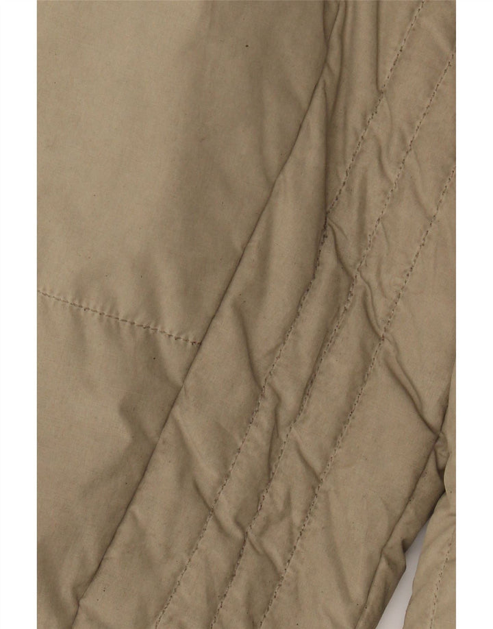 DIADORA Womens Padded Jacket UK 16 Large Beige Polyester Vintage Diadora and Second-Hand Diadora from Messina Hembry 