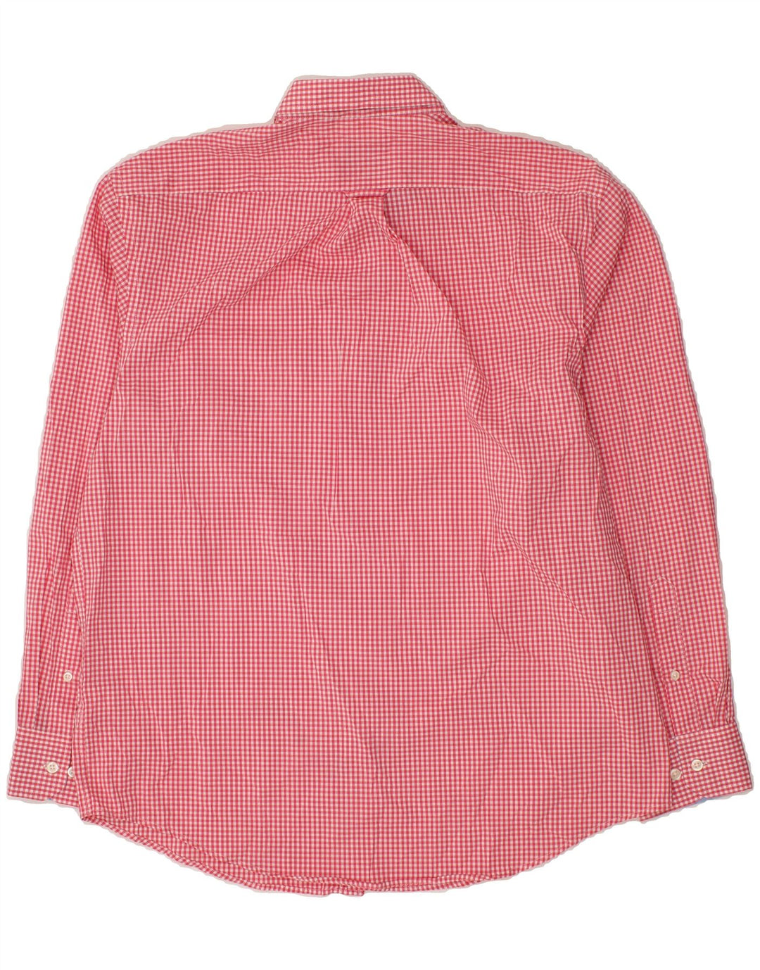 IZOD Mens Shirt Large Red Gingham Cotton Vintage Izod and Second-Hand Izod from Messina Hembry 