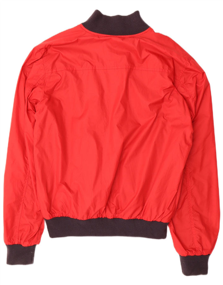 WOOLRICH Herren Bomber Wendejacke UK 40 Large Red Nylon