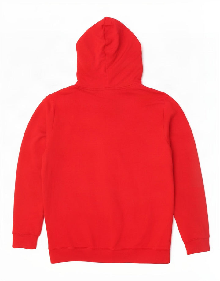 Adidas Herren Kapuzenpullover, groß, aus roter Baumwolle
