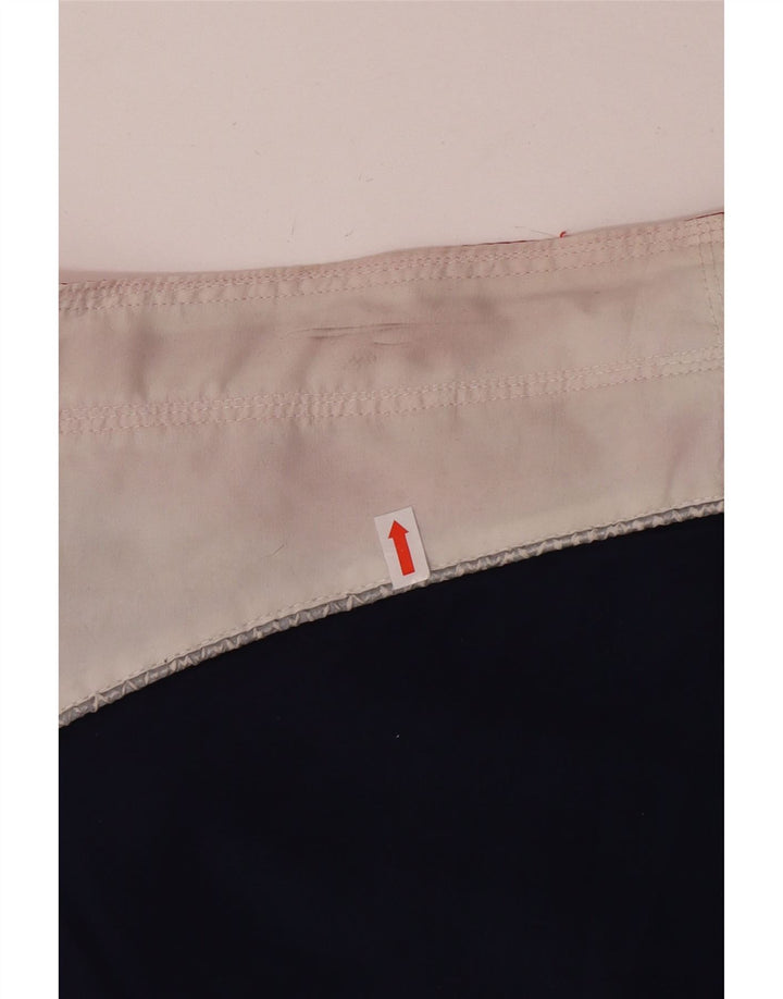 Diadora Herren-Badeshorts mit Grafik, XL, rotes Farbblock-Polyester