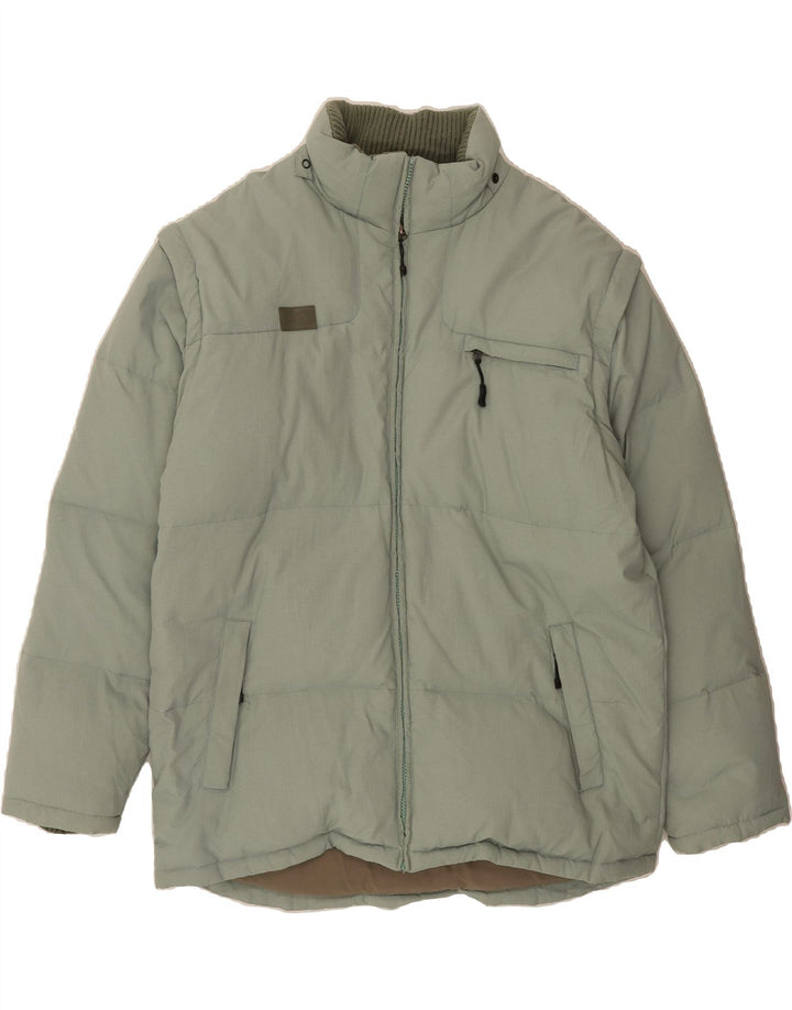 FILA Mens Padded Jacket UK 44 2XL Green Vintage Fila and Second-Hand Fila from Messina Hembry 