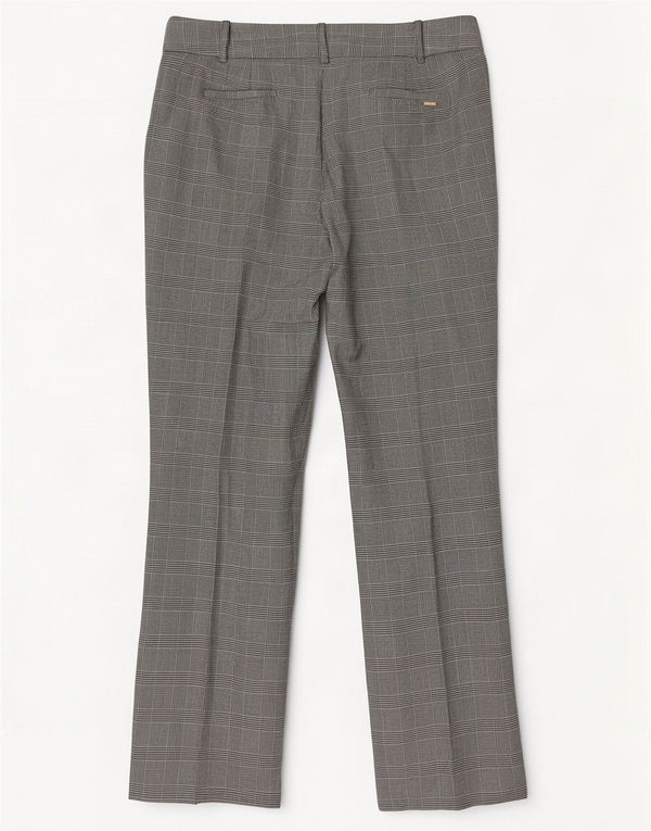 Tommy Hilfiger Damen Chinohose US 14 XL W36 L32 Grauer Hahnentritt