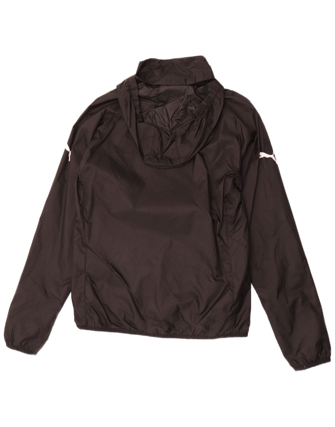 PUMA Herren-Regenjacke mit Kapuze, UK 38, mittelschwarz, Polyester
