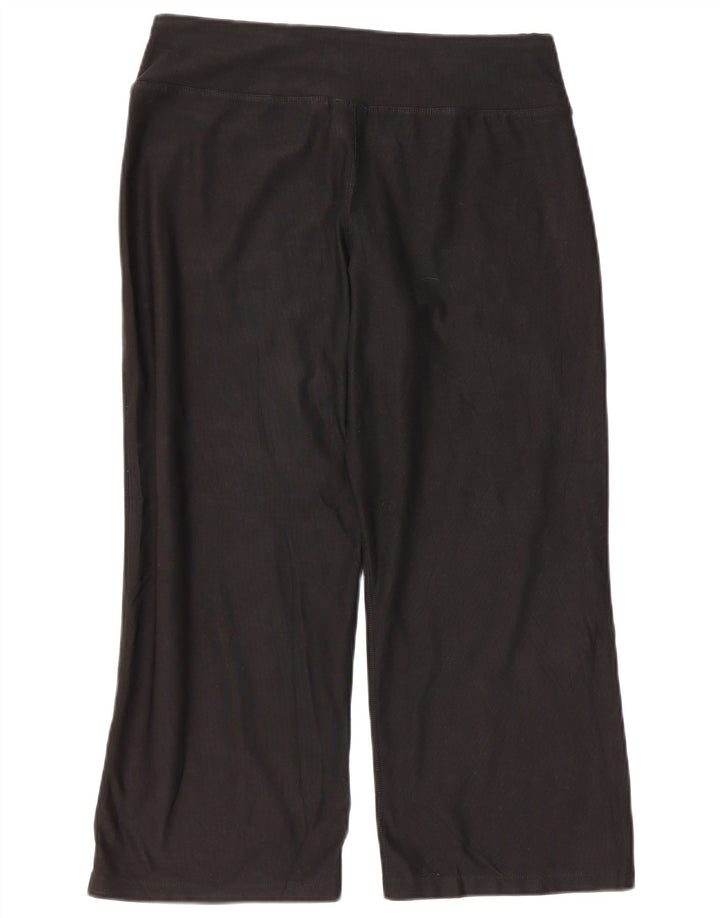 Nike Damen Capri-Leggings US 8/10 Mittelschwarzes Polyester