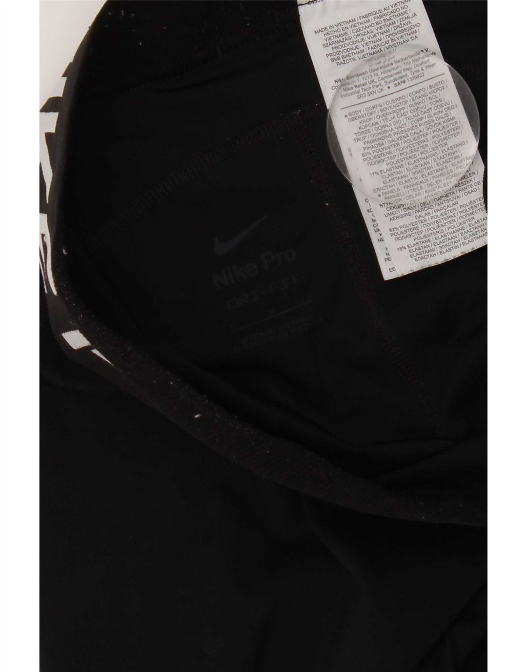 Nike Damen-Leggings mit Grafik, Größe S, Schwarz, Polyester