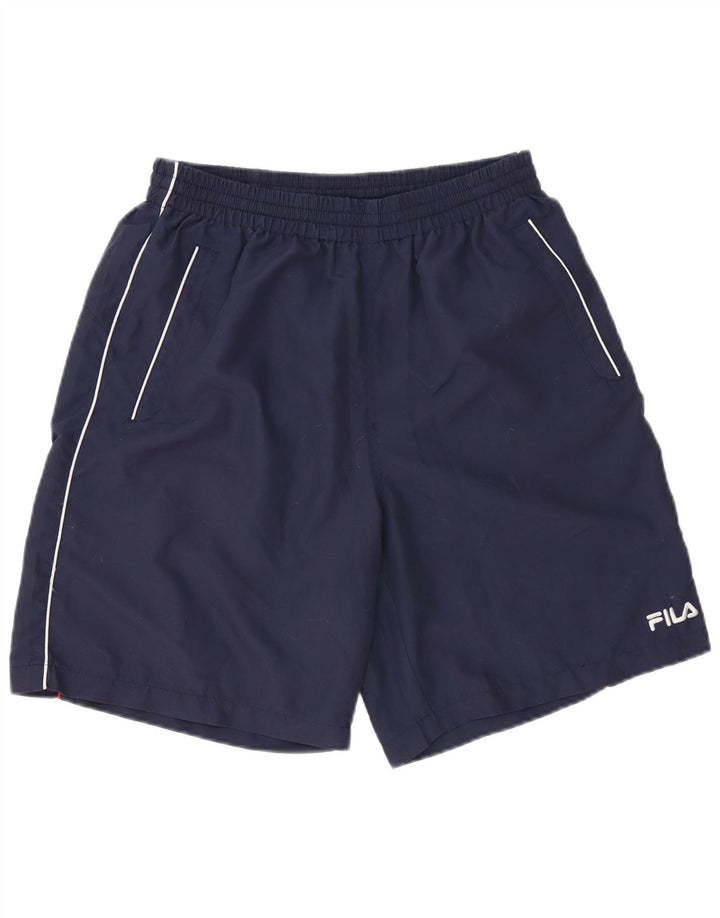 Fila Herren-Sportshorts, groß, marineblau, Polyester