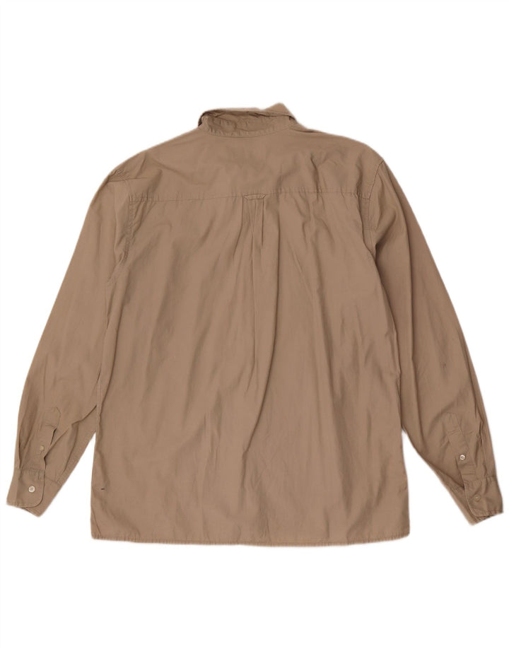Lee Herrenhemd XL Beige Baumwolle