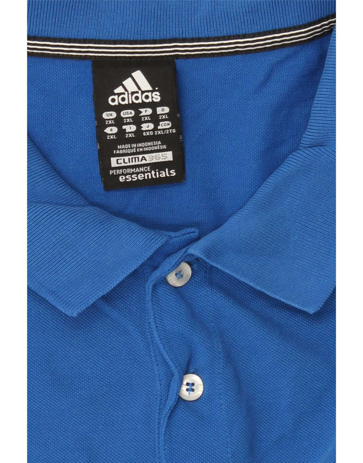 Adidas Herren Clima 365 Poloshirt 2XL Blau