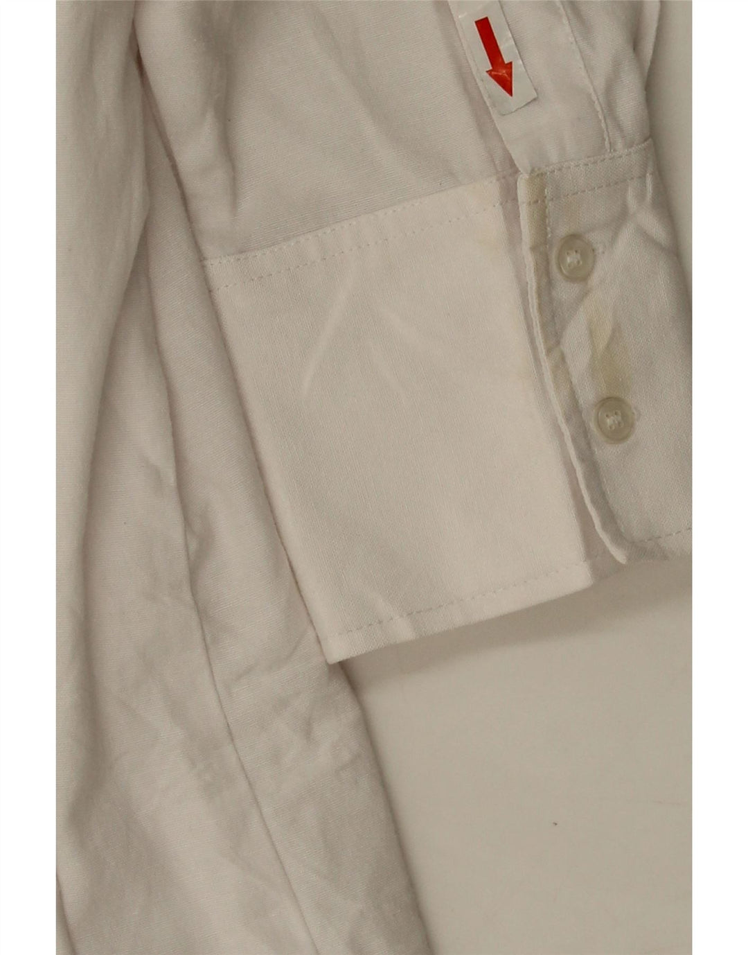 Zara Damen-Oversize-Hemd, UK 14, mittelweiße Baumwolle