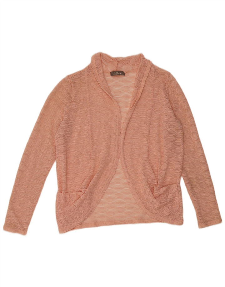 Oasis Damen-Strickjacke, übergroß, offen, Gr. 6, XS, Rosa, Polyester