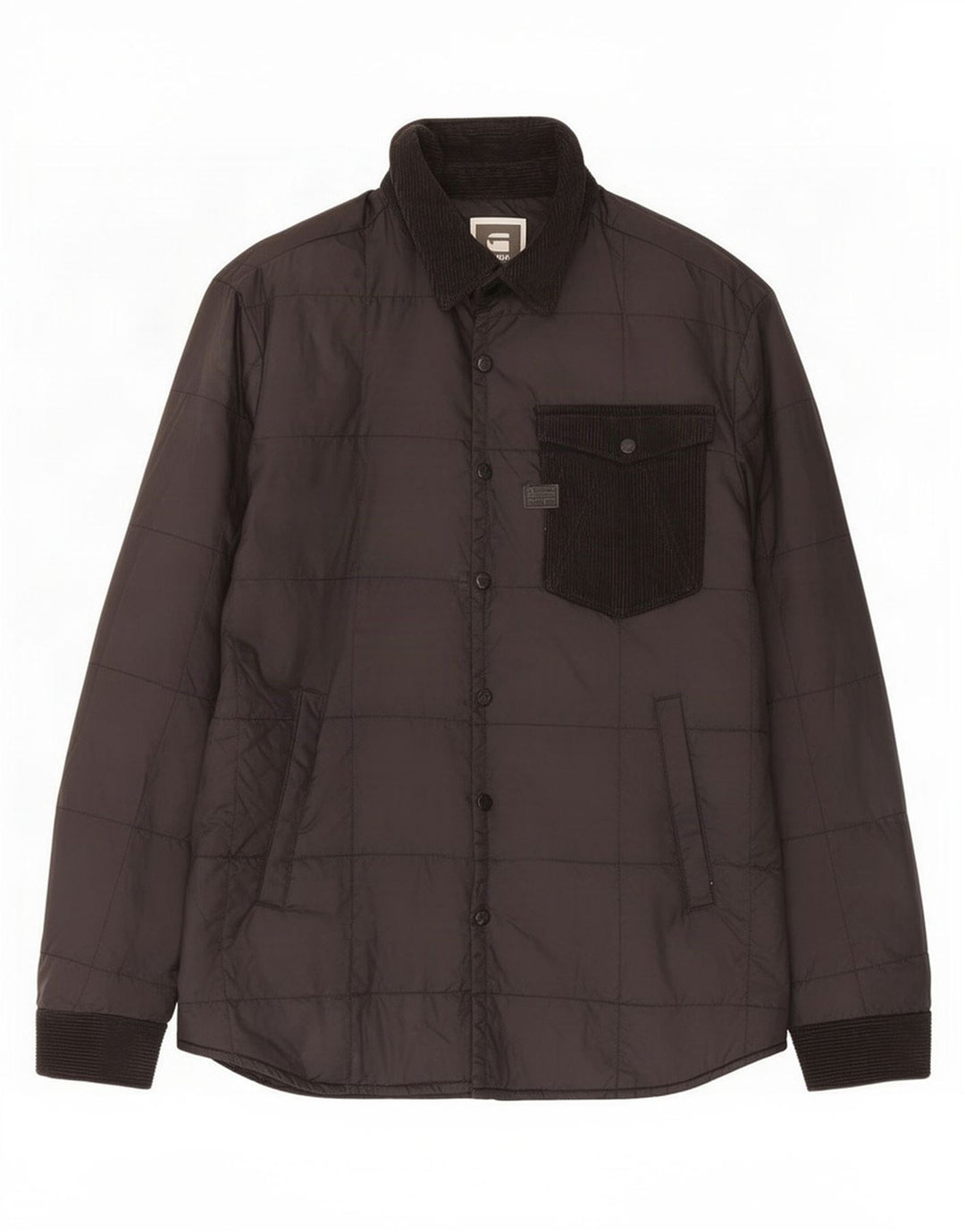 G-Star Herren Wattierte Jacke UK 44 2XL Schwarz Baumwolle
