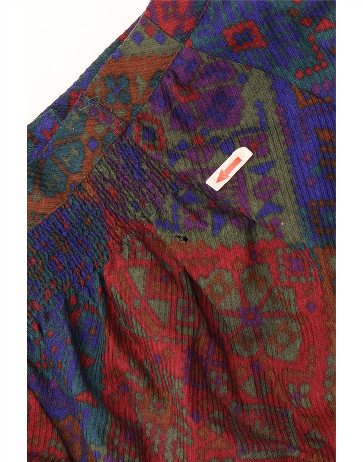 Basler Damen-Rock in A-Linie mit hoher Taille, W28, mittelgroß, mehrfarbig, geometrisch