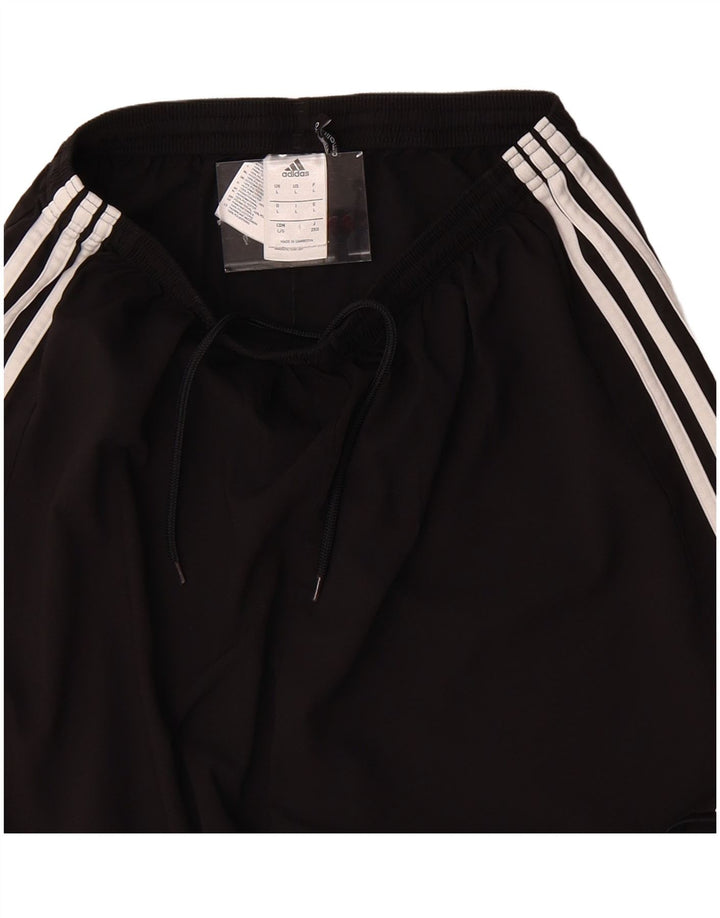 ADIDAS Mens Climalite Sport Shorts Large  Black Polyester