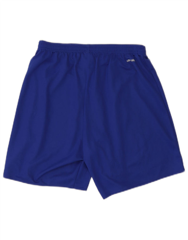 Adidas Herren Climalite Sport Shorts Mittelblaues Polyester