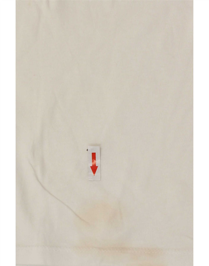 Tommy Hilfiger Herren T-Shirt mit Grafik, Mittelweiß