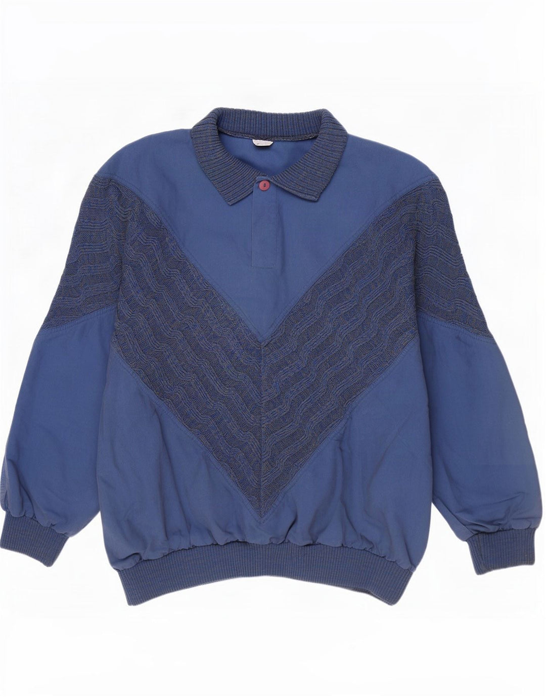 Tom Tailor Herren-Sweatshirt mit Rollkragen, groß, marineblaue Baumwolle