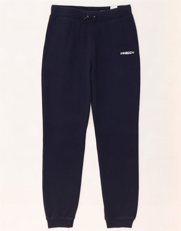 Freddy Damen-Trainingshose, Jogginghose, UK 8, Größe S, Marineblau, Baumwolle