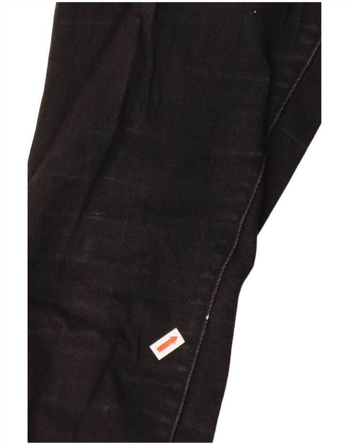 LEE Damen Riders High Rise Skinny Jeans US 9 Medium W24 L27 Schwarze Baumwolle