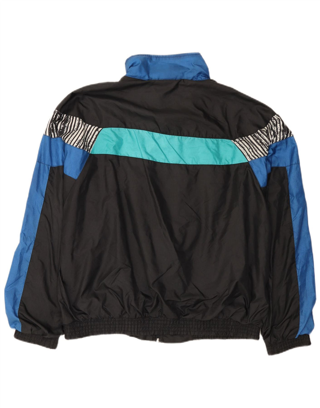 Marcel Clair Herren-Trainingsanzug-Oberteil, Jacke, XL, Schwarz, Colourblock-Polyamid