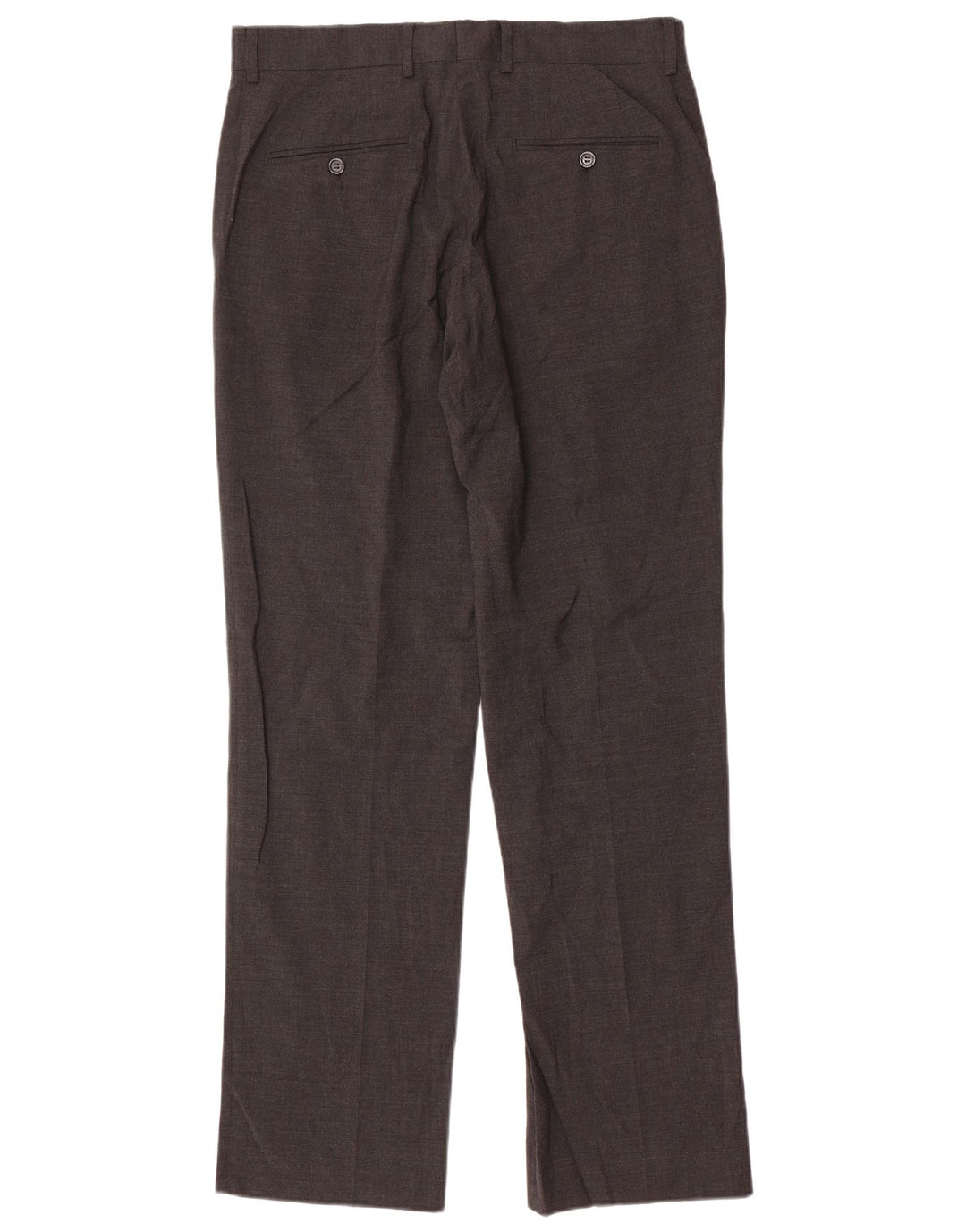 Gerade Anzughose für Herren von Zara, EU 42, Größe L, W32, L33, Grau, Polyester