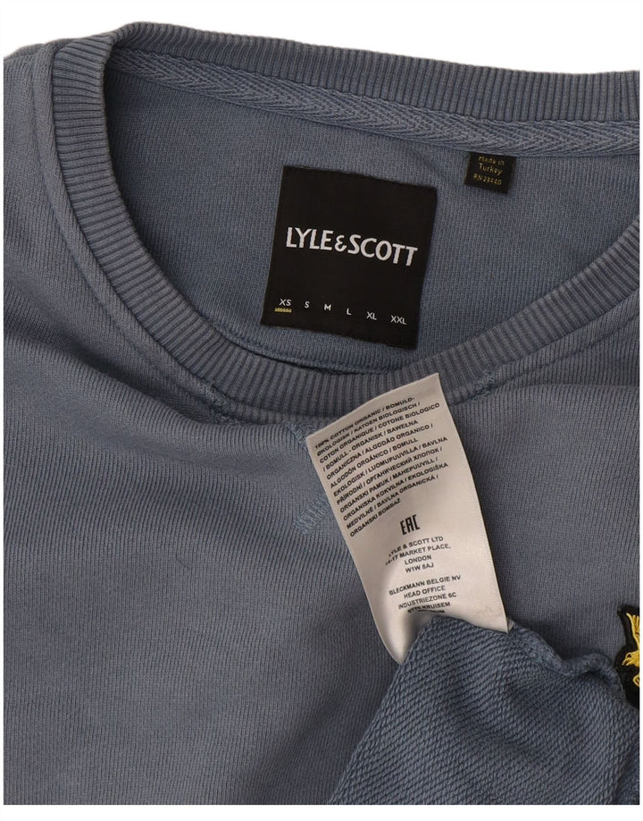 Lyle & Scott Herren Sweatshirt Pullover XS Blau Baumwolle