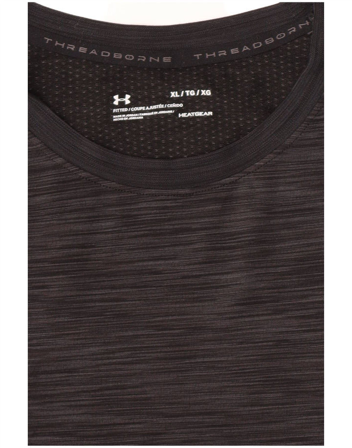 Under Armour Herren T-Shirt Top XL Grau meliert