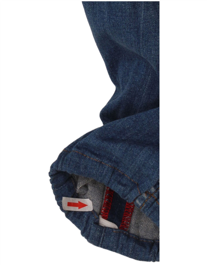DESIGUAL Herren-Crop-Jeans W36 L24 Blau geblümt