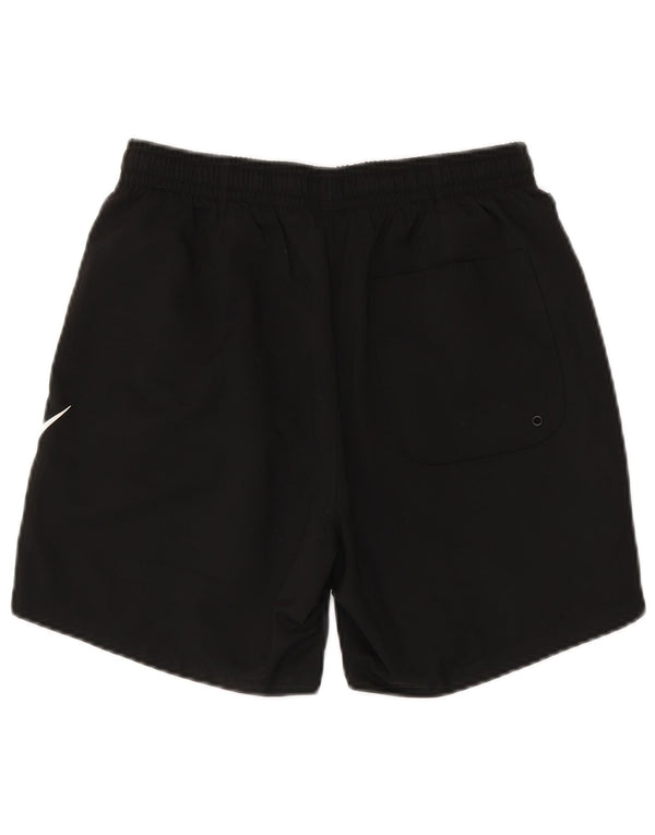 Nike Herren-Badeshorts mit Grafik, Größe S, Schwarz, Polyester
