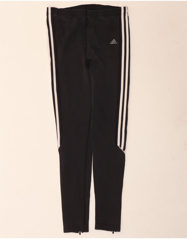 Adidas Damen Trainingshose UK 14 Large Schwarz Nylon