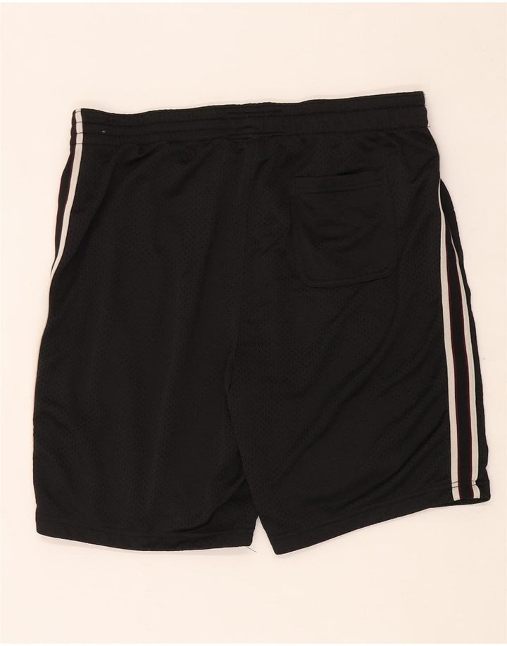 Abercrombie & Fitch Herren-Sportshorts mit Grafik, Mittelschwarzes Polyester