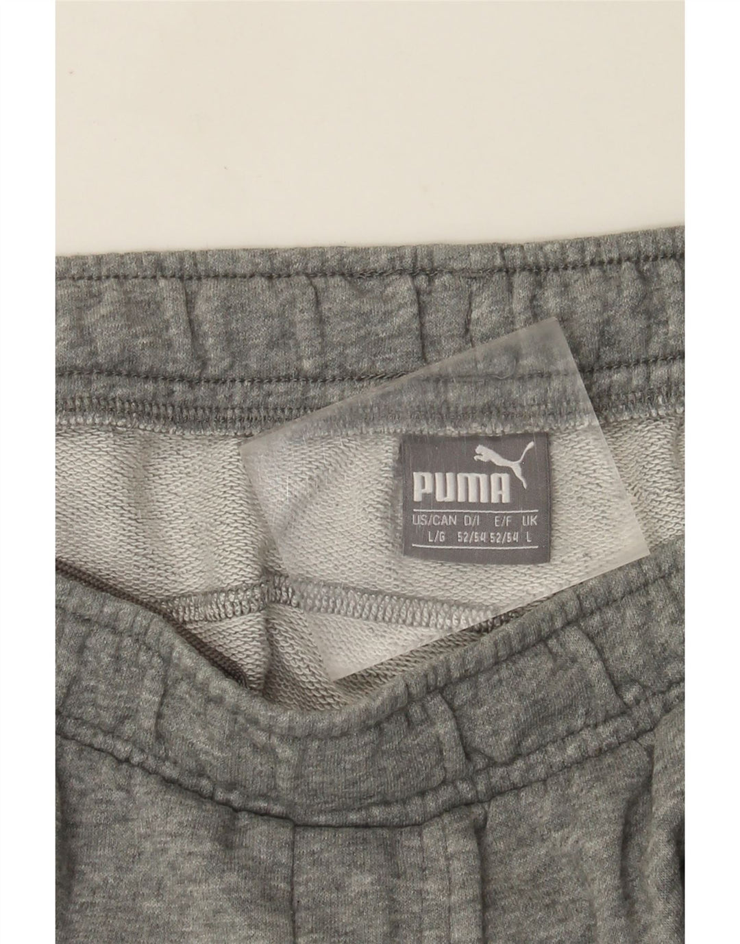 Puma Herren-Trainingshose, Jogginghose, Größe L, grau gefleckt