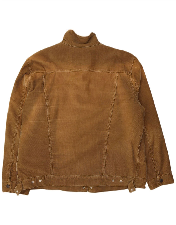 LEVI'S Herren Sherpa Cordjacke UK 44 2XL Beige Baumwolle