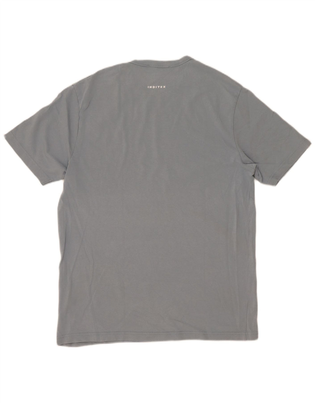 Zara Herren T-Shirt Top Large Blau