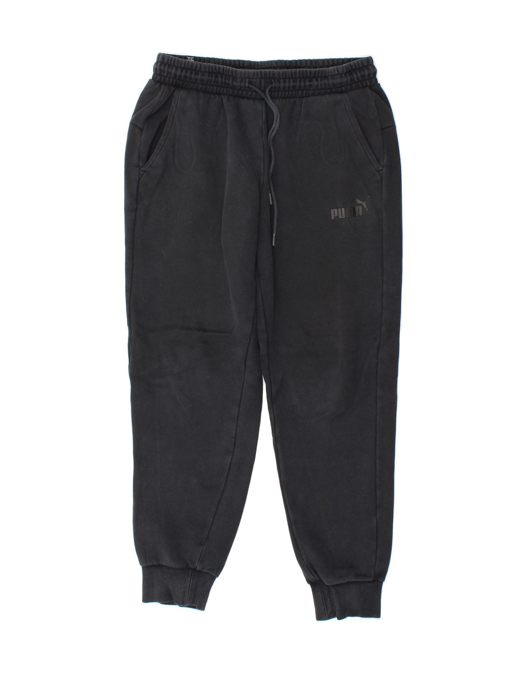 PUMA Mens Tracksuit Trousers Joggers Medium  Black Cotton Vintage Puma and Second-Hand Puma from Messina Hembry 