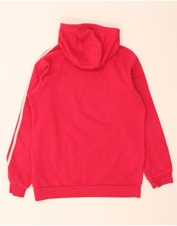 Adidas Mädchen Kapuzenpullover 13–14 Jahre, rote Baumwolle